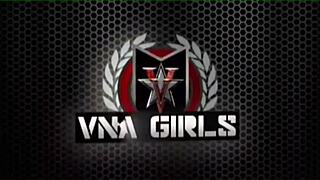 Big Boobed Lesbians Vicky Vette and Nikki Benz Tongue Fuck with Vibrator