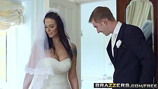 Brazzers - Simony Diamond's Big Ass Banged Hard on Wedding Day