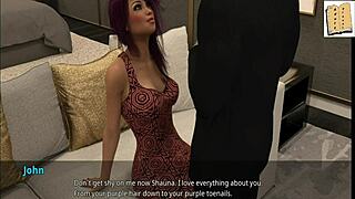 Chatting with Gorgeous Pink Haired Milf in Anime