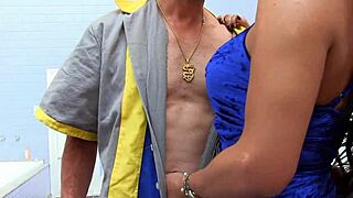 Giovana Portolla's wild pool boy encounter: anal and creampies