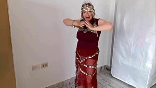 Hot milf Mariaold teases with big Oriental cosplay tits
