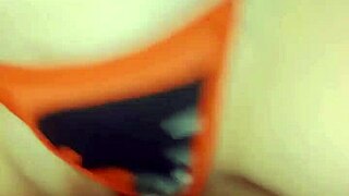 slut has one leg up pussy wide open time for dinner with resaboo