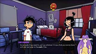 danny phantom in amity park, goth milf with big tits in hentai action.