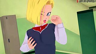 Dragon Ball Zex 2 Android 18 and Android 21 Horny Trailer