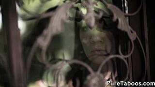 Glamcore babes sharing attention in a group scene