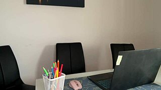 stepmother explodes with huge cum when caught by stepson in act