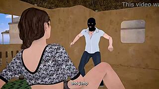 omg, criminal caught me, desi bhabhi, fingering and then he just fuked me!