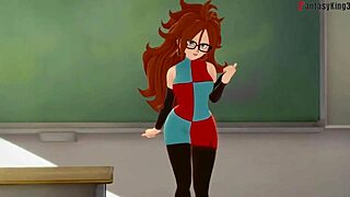 Dragon Ball Zex 2 Android 18 and Android 21 Horny Trailer