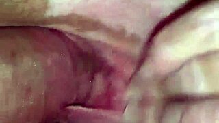i'm cumming on his cock as he fucks my pussy hard.