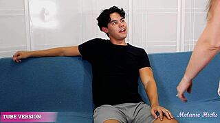 teaching stepson anatomy turns into a wild lesson. saw this milf guide him through taboo cunilingus like a pro.