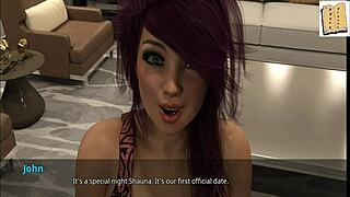 Chatting with Gorgeous Pink Haired Milf in Anime