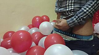 Desi hot wife fucked hard by husband on first night. How deep can he go in Hindi?