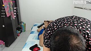 I love teasing my stepdad with a sexy miniskirt until he can’t resist.