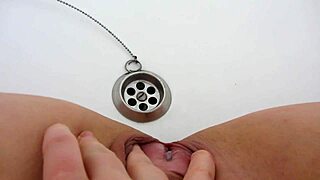 pissing pussy compilation of milf urinating in bath with close-up fetish