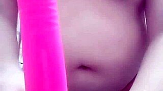 Young MILF MOM MASTURBATES with follower's toy, BIG ASS shaking