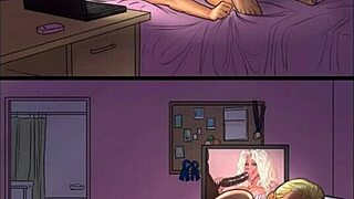 Two hot blondes get monster cocks in comix