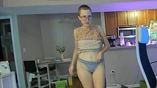 Femdom and lesbian housewife fetish with naked sluts and hidden cam