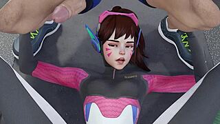 d va personal trainer in 3d cartoon