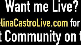 angelina castro, the cuban latina bbw, shows off her phat ass and pussy