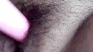 Damn! Sexy Brunette Masturbates Her Hairy Beaver Solo!
