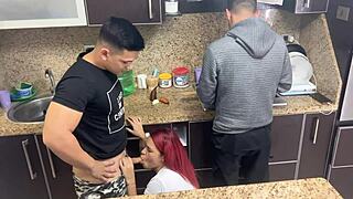 Unbelievable! Japanese Bride Cheats with Big Black Cock at Wedding Beside Husband!