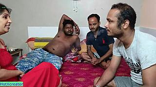 Three Friends Fucking One Beautiful Girl, Who's Up First, Huh?