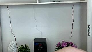 This Russian sexy MILF waxes a hairy dick with such skill