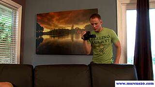 gay seduces straight jock with oral in the locker room