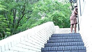 Ebony Group Gets Monster Cocks in Ass and Tits for Rent Due!