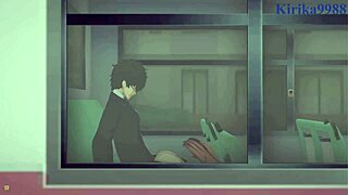 Futaba Sakura, Ann Takamaki, Ren Amamiya in Wild Persona 5 Hentai Action!