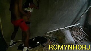 i arrived at the construction site in rio and found my horny stepdaughter alone, so i fucked her tight pussy and came hard inside