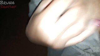 I, Bruna Santiny, had fun with a big black guy in the park, amateurs style