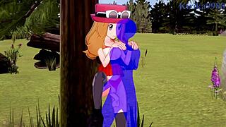 Serena And Bea Saito Fuck Old Man In Pokemon Hentai?