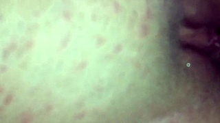 Cum dripped deep in her pussy during intense creampie action.