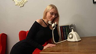 She’s getting slammed hard while her husband’s clueless right now