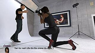 In big city pleasures, after a rough start, cassie helps john look good on camera.