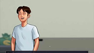 i play summertime saga part 37 with doggystyle cumshot and big nipples