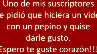 Did I just shove a huge cucumber in my vulva?