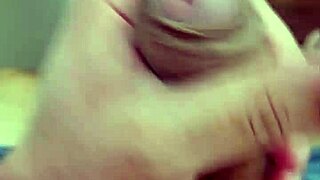 Young Brazilian twink enjoys solo time with big penis