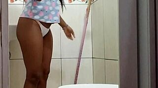 Stepfather Spying On Stepdaughter Masturbating In Bath And Fucks Her Ass!