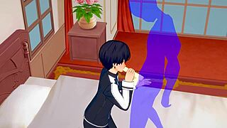 Kirito, want a hot blowjob and bareback creampie in this anime scene?