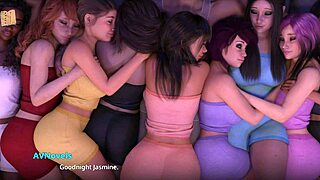 wvm 209 natalie has amazing looks in game with blondes, brunettes, and redheads