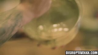 gay buff brings his neighbor a cum filled donut muscular gays