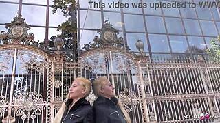 german shy teen 18+ haley hunter nervous in first casting interview with huge cock