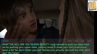 A wife and stepmother in homemade scene.