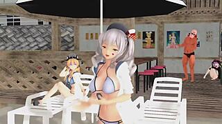 Experience love and lust in 3D with anime stars