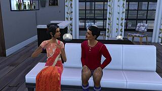 Mom caught fucking son, neighbor ravages her cheating pussy with intense creampie