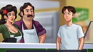 i play summertime saga part 37 with doggystyle cumshot and big nipples