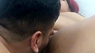 Gives A Good Blowjob Until He Makes Her Cum On Her Face