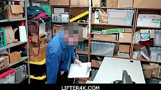 asian milf christy love seduces security guard for stepdaughter's freedom